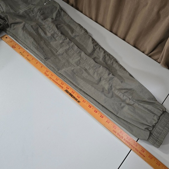 Wilo The Label‎ Pants Womens Medium Gray Windbreaker Parachute Jogger Gorpcore - Picture 10 of 11
